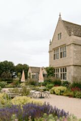 Georgian architecture of Kin House with manicured gardens.
